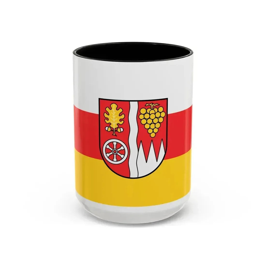 Flag of Main Spessart Germany - Accent Coffee Mug 15oz Black - Go Mug Yourself