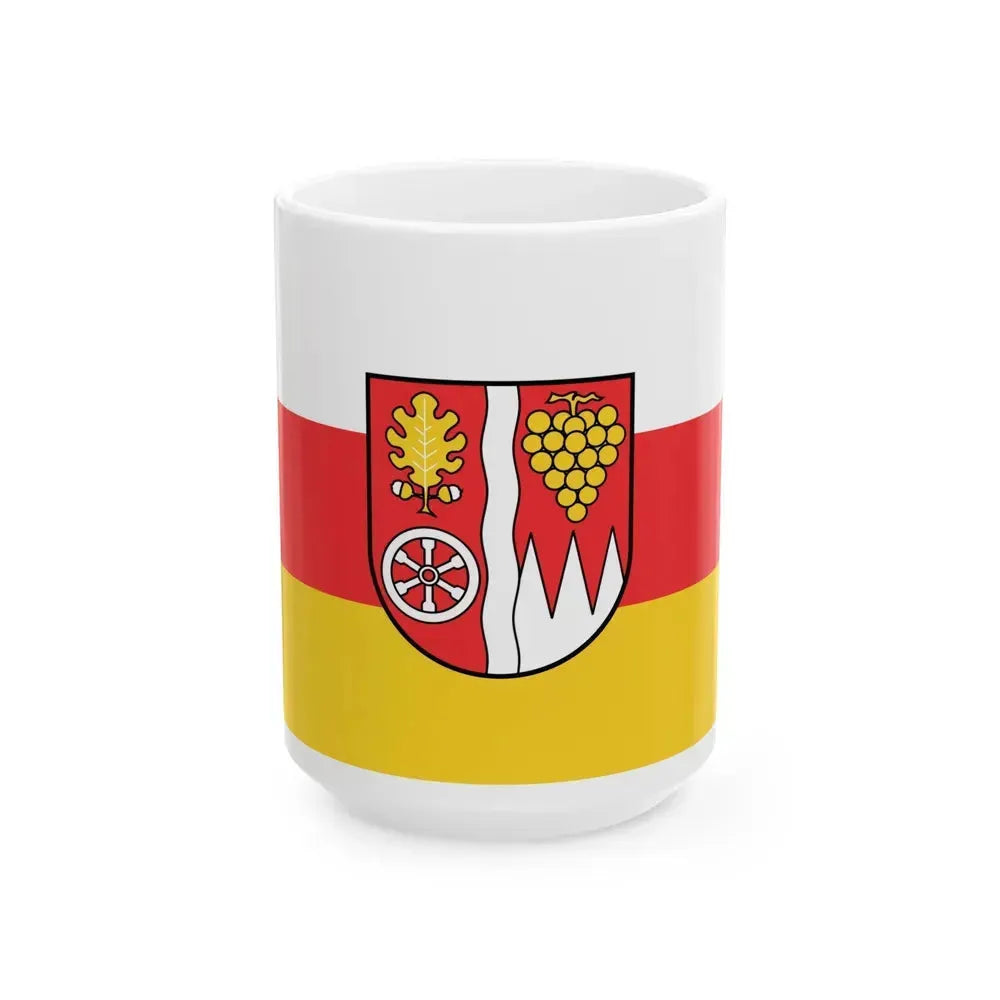 Flag of Main Spessart Germany - White Coffee Mug 15oz - Go Mug Yourself