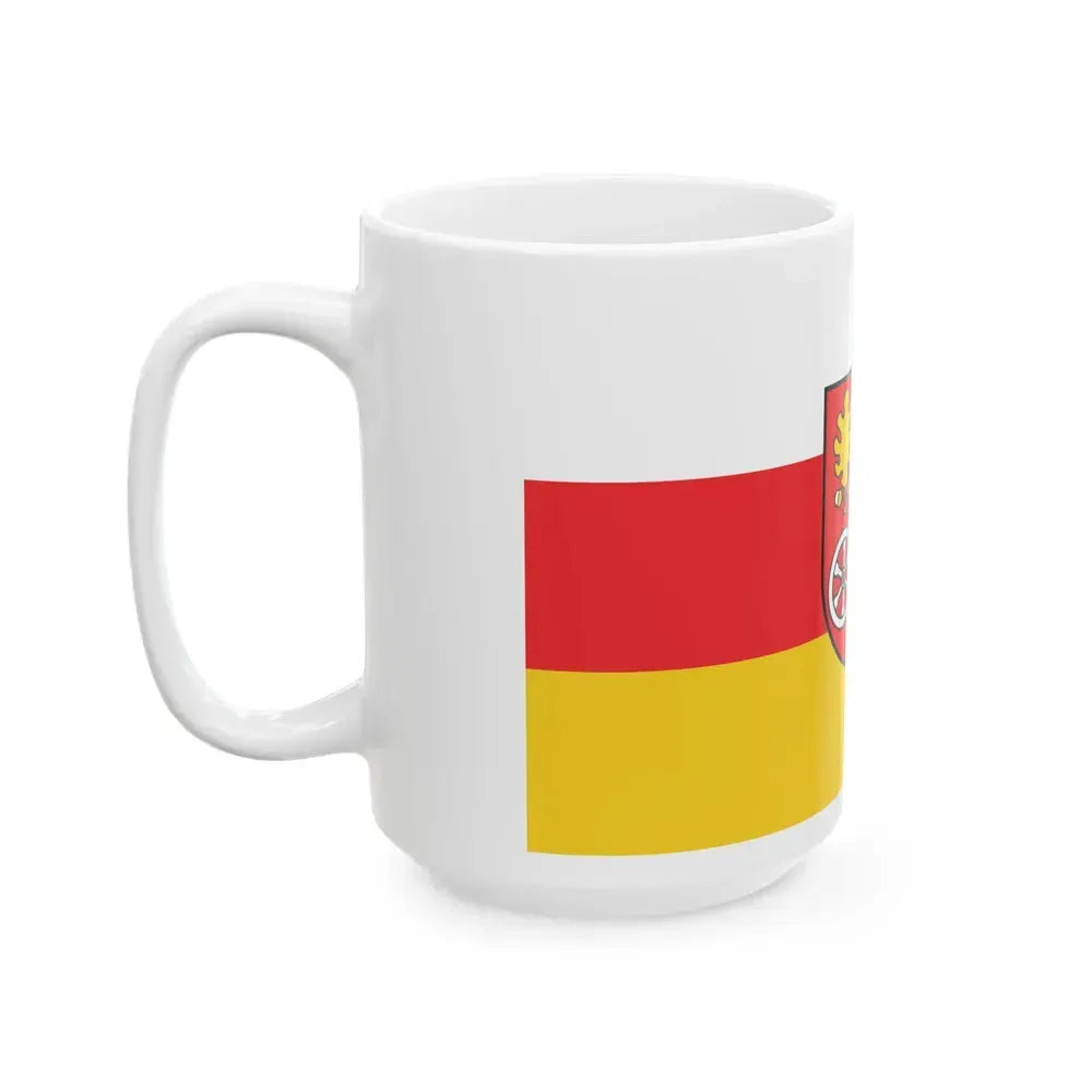 Flag of Main Spessart Germany - White Coffee Mug - Go Mug Yourself