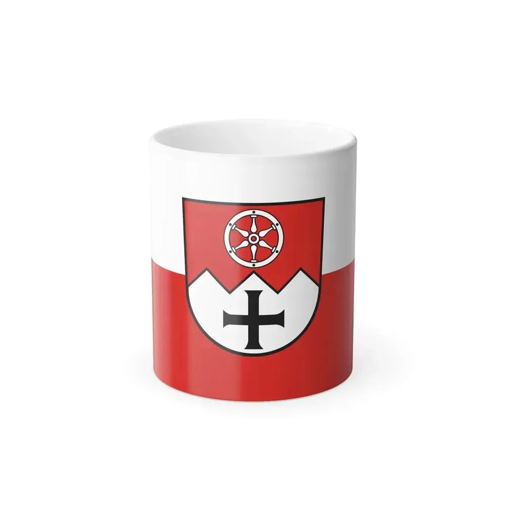 Flag of Main Tauber Kreis Germany - Color Changing Coffee Mug 11oz - Go Mug Yourself