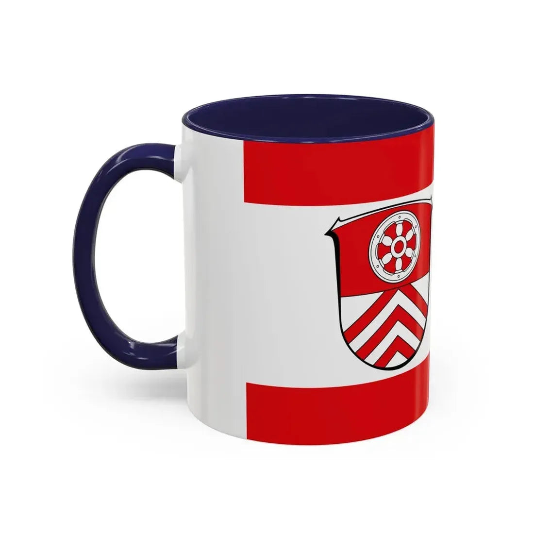 Flag of Main Taunus Kreis Germany - Accent Coffee Mug - Go Mug Yourself