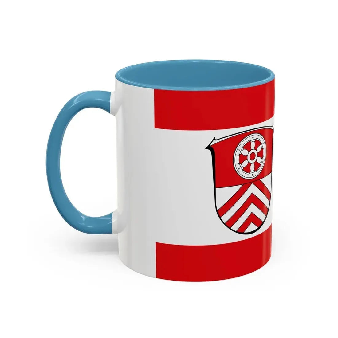Flag of Main Taunus Kreis Germany - Accent Coffee Mug - Go Mug Yourself