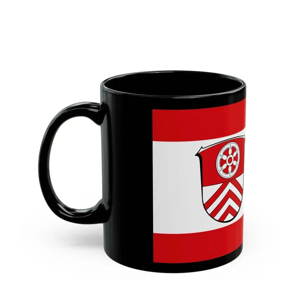 Flag of Main Taunus Kreis Germany - Black Coffee Mug - Go Mug Yourself