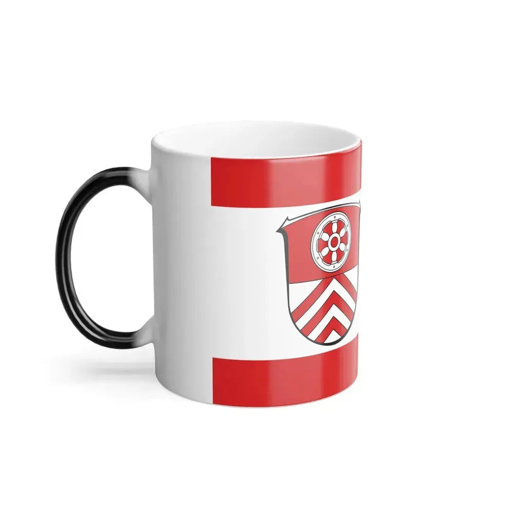 Flag of Main Taunus Kreis Germany - Color Changing Coffee Mug - Go Mug Yourself