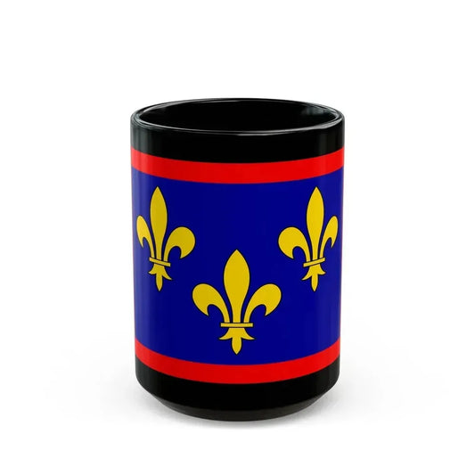 Flag of Maine et Loire France 2 - Black Coffee Mug 15oz - Go Mug Yourself