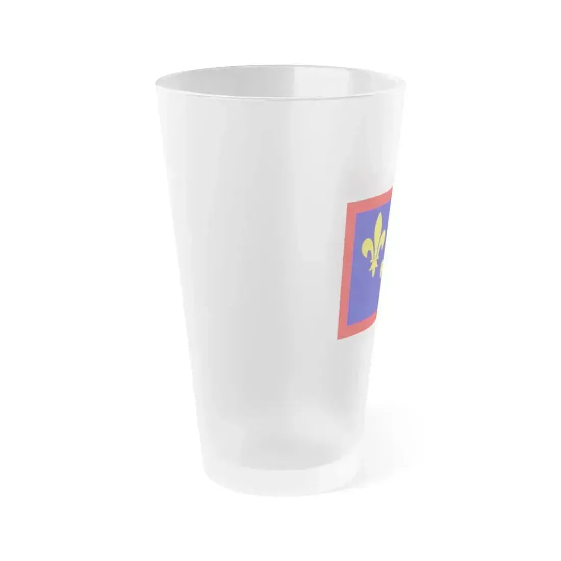 Flag of Maine et Loire France 2 - Frosted Pint Glass 16oz - Go Mug Yourself