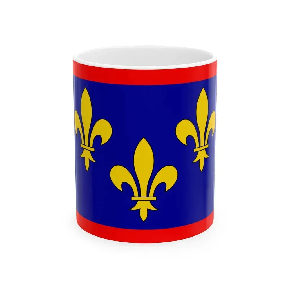 Flag of Maine et Loire France 2 - White Coffee Mug 11oz - Go Mug Yourself