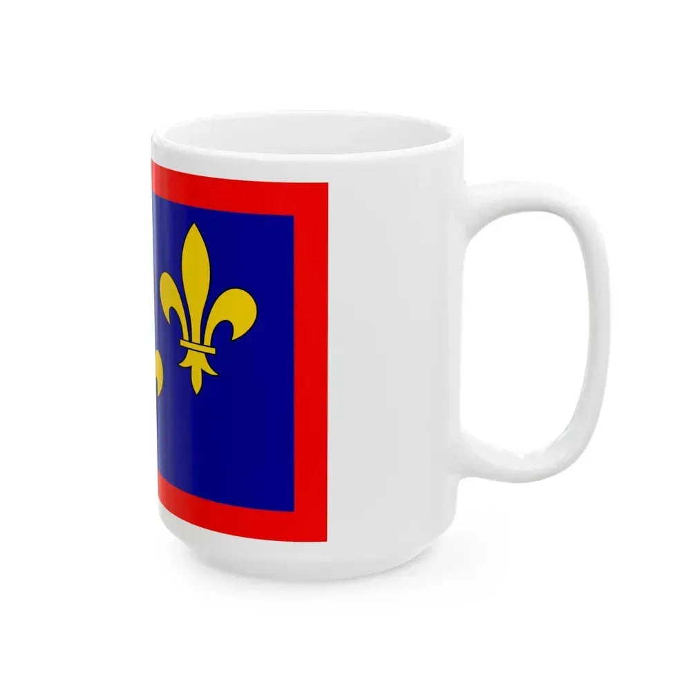 Flag of Maine et Loire France 2 - White Coffee Mug - Go Mug Yourself