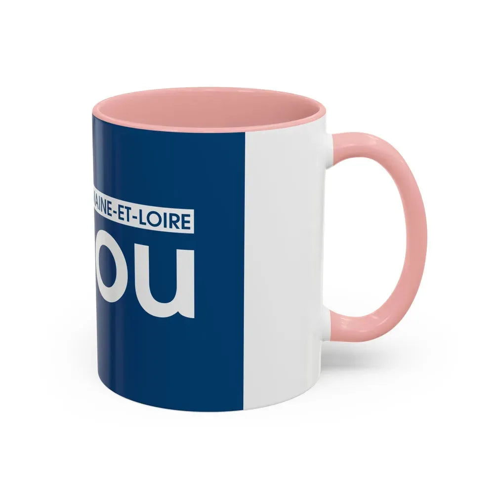 Flag of Maine et Loire France - Accent Coffee Mug - Go Mug Yourself