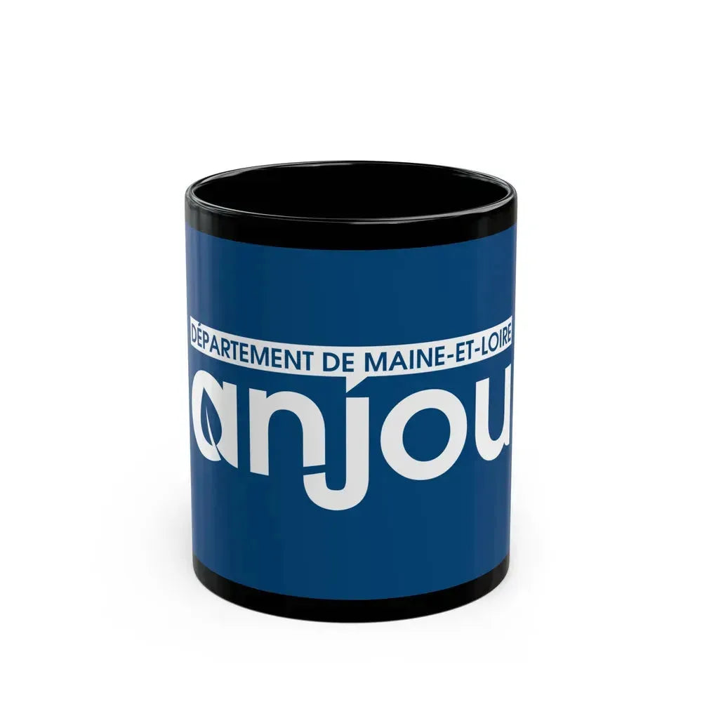 Flag of Maine et Loire France - Black Coffee Mug 11oz - Go Mug Yourself