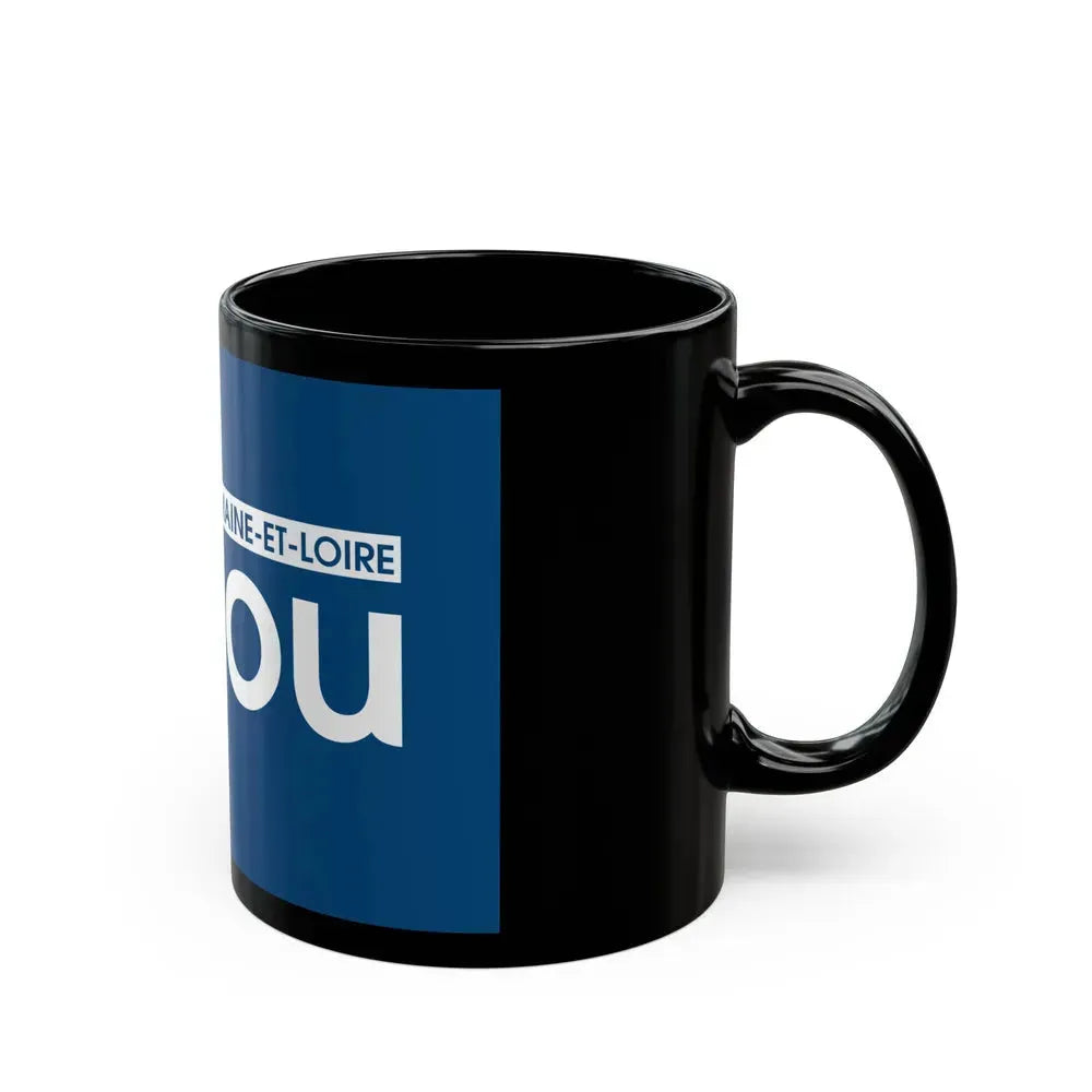 Flag of Maine et Loire France - Black Coffee Mug - Go Mug Yourself