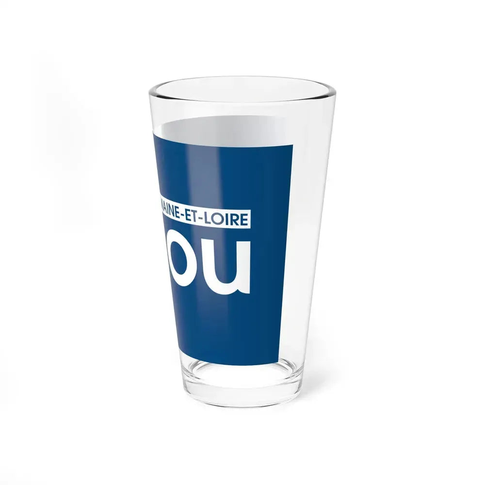 Flag of Maine et Loire France - Pint Glass 16oz - Go Mug Yourself