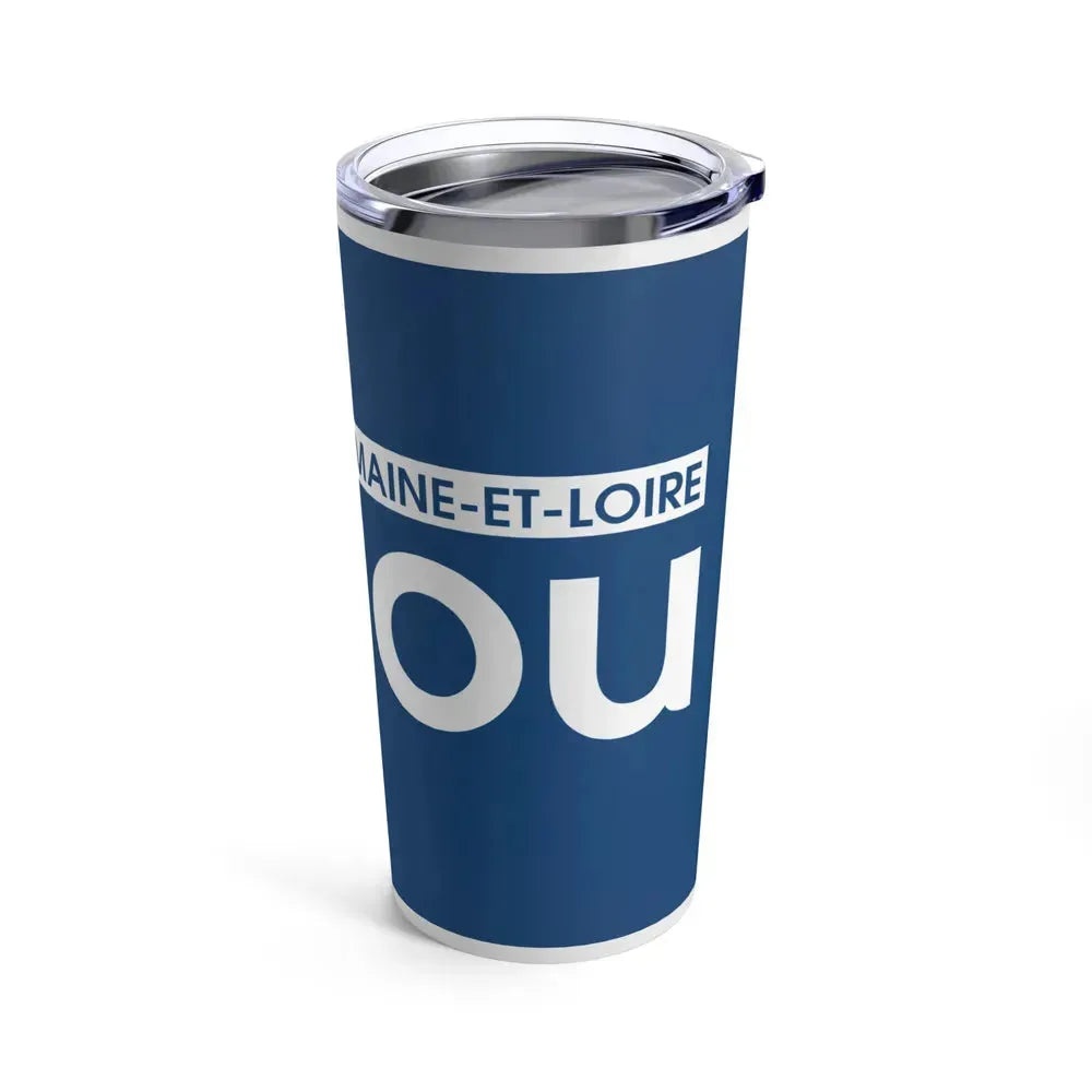 Flag of Maine et Loire France - Tumbler 20oz - Go Mug Yourself