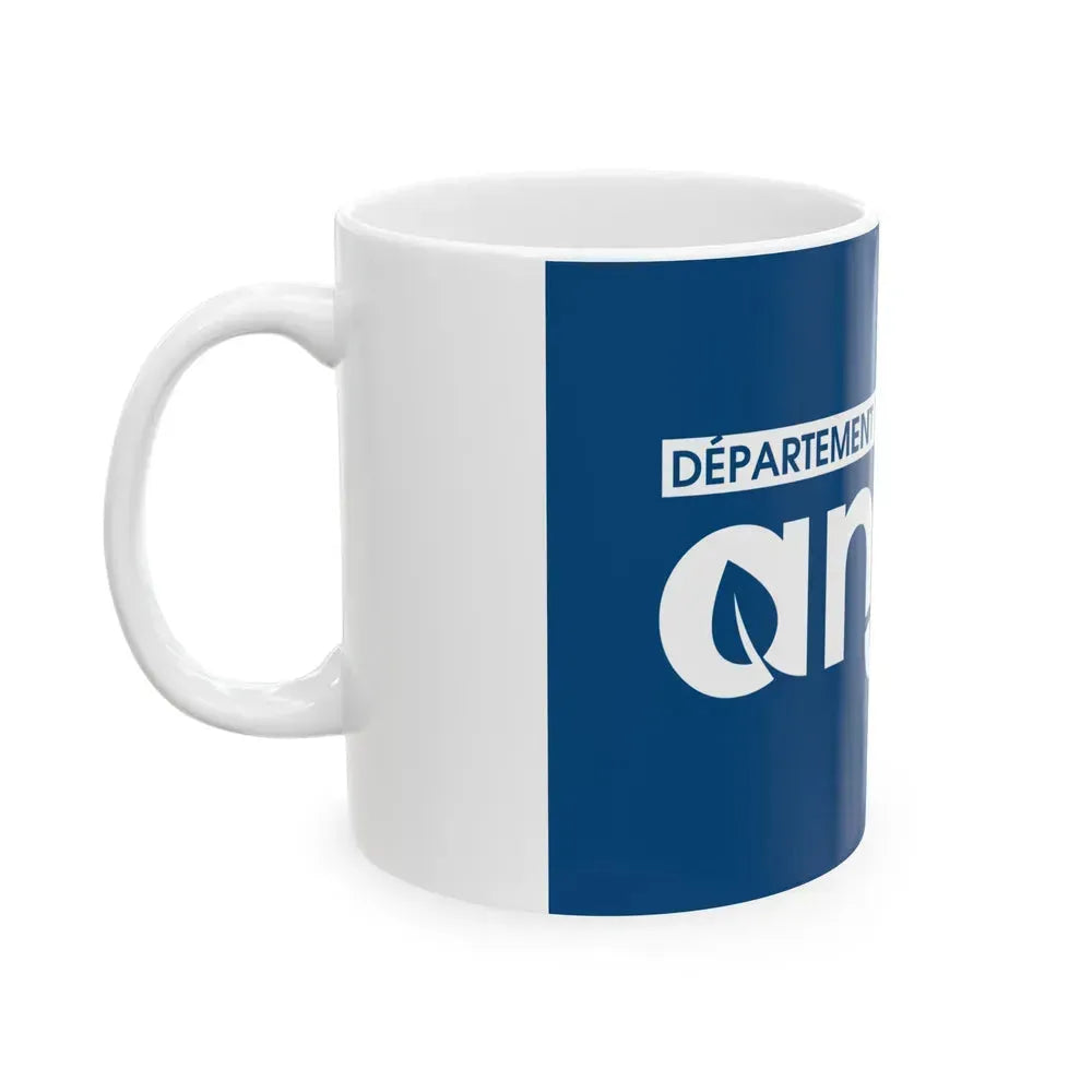 Flag of Maine et Loire France - White Coffee Mug - Go Mug Yourself