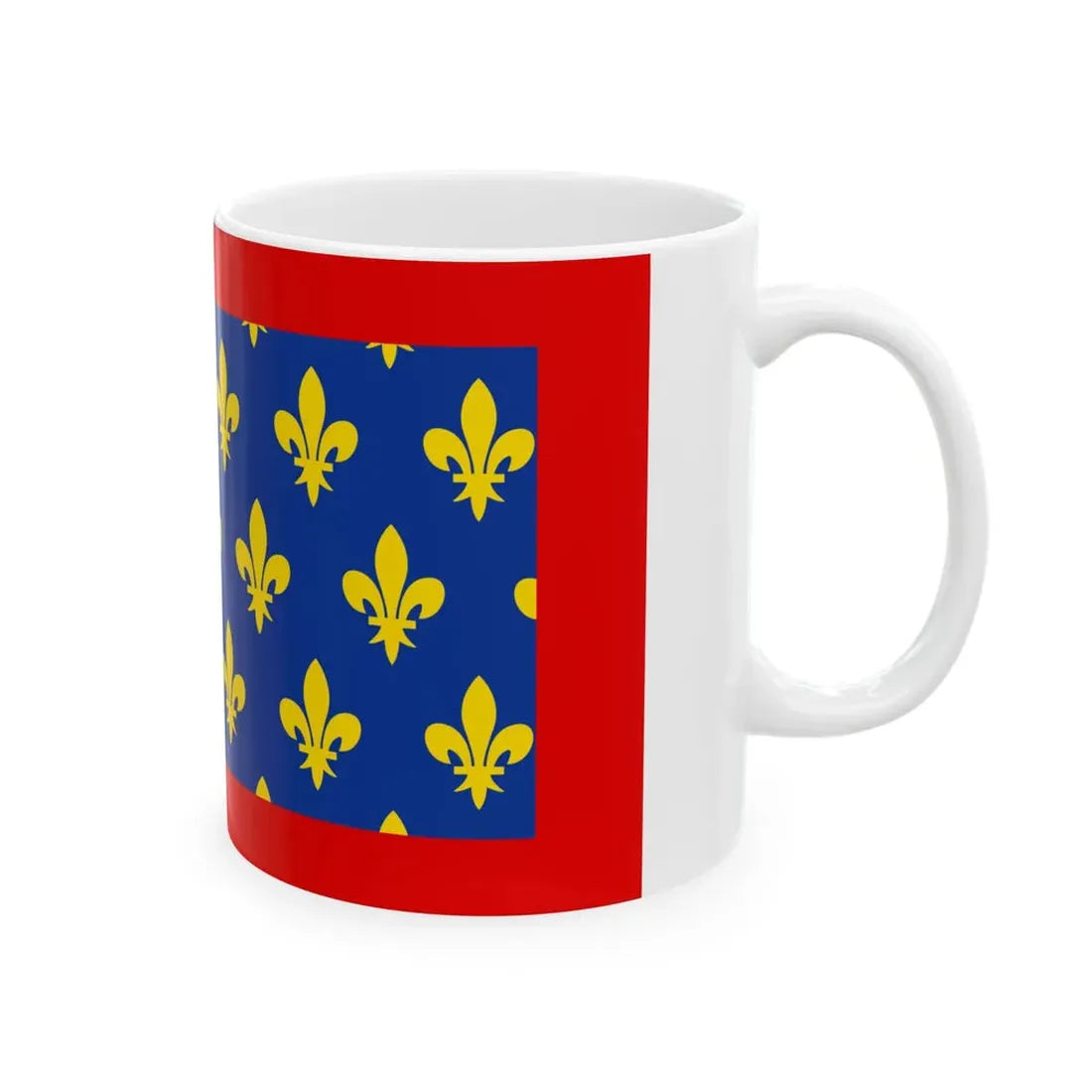 Flag of Maine France (Belgium) White Coffee Mug - Go Mug Yourself