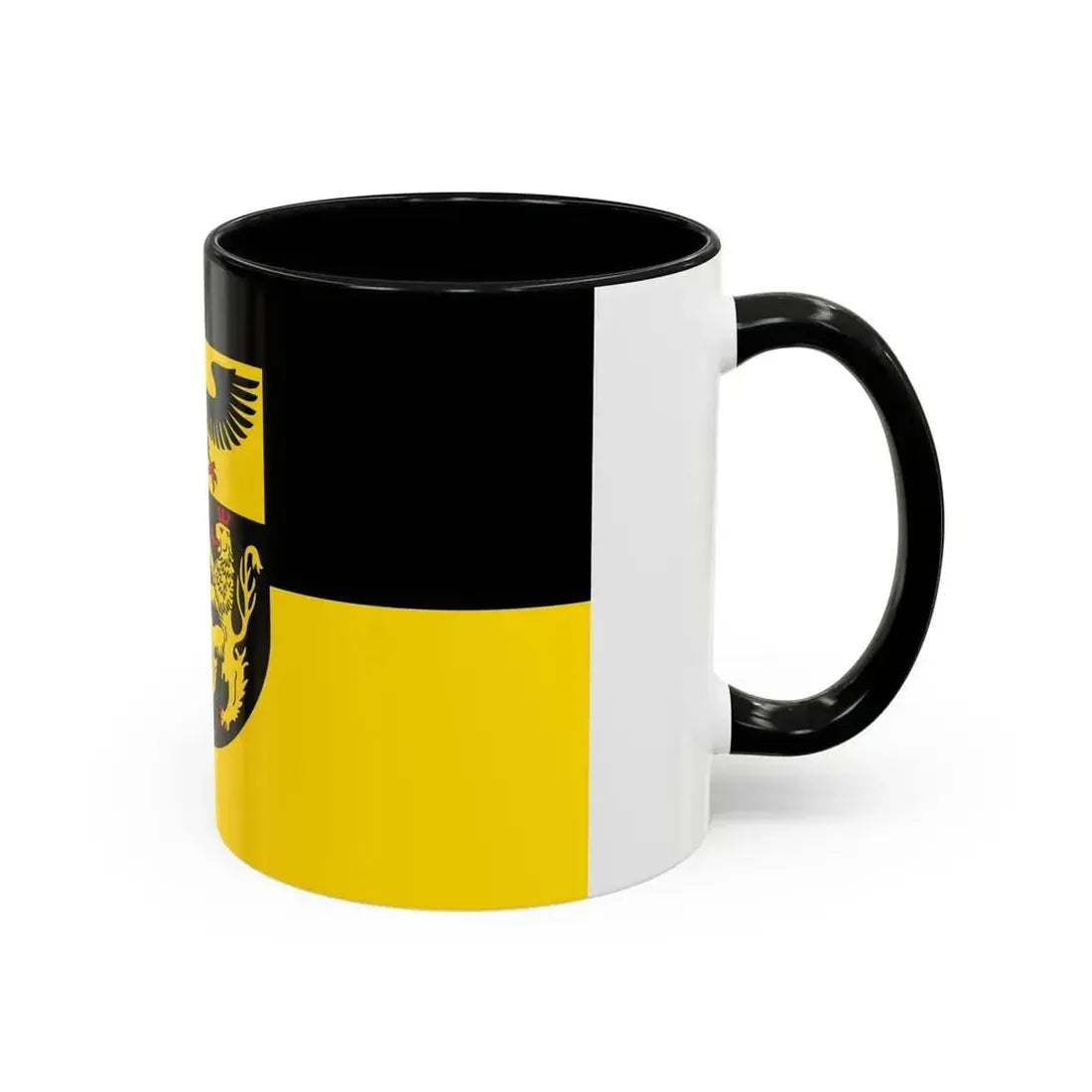 Flag of Mainz Bingen Germany - Accent Coffee Mug - Go Mug Yourself