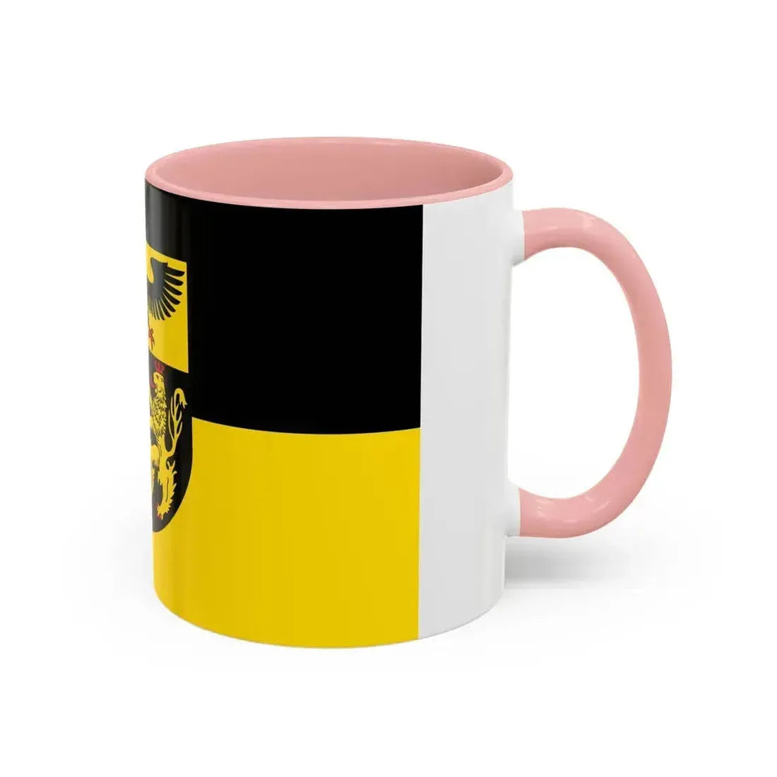 Flag of Mainz Bingen Germany - Accent Coffee Mug - Go Mug Yourself