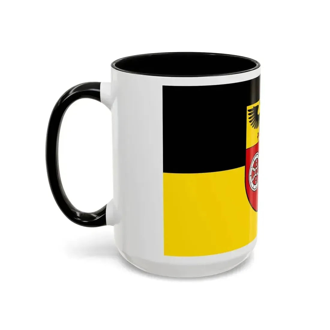 Flag of Mainz Bingen Germany - Accent Coffee Mug - Go Mug Yourself