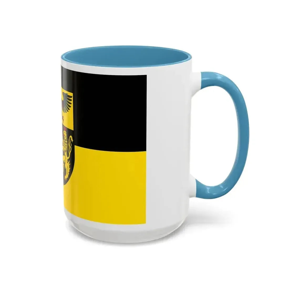 Flag of Mainz Bingen Germany - Accent Coffee Mug - Go Mug Yourself