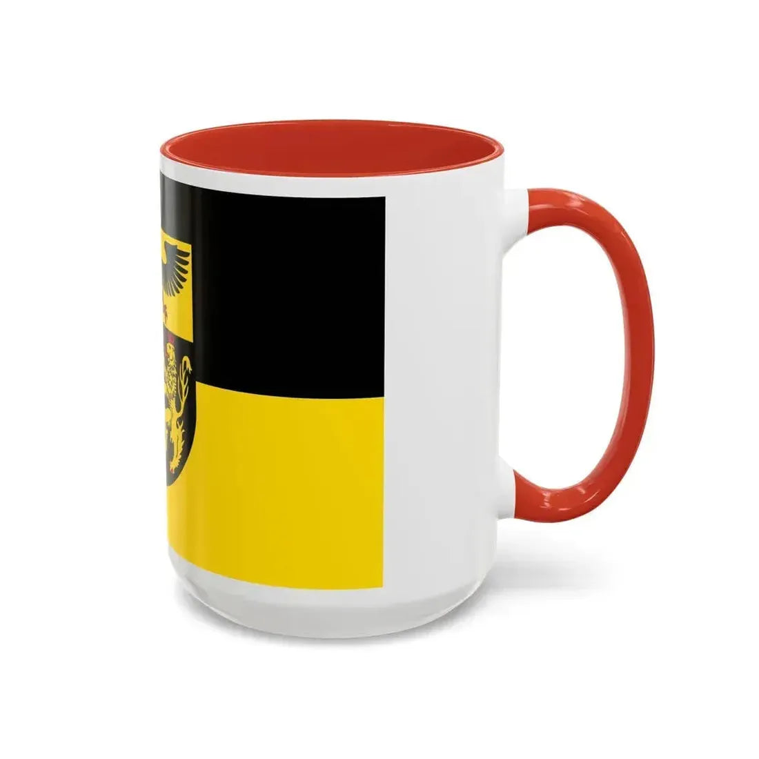 Flag of Mainz Bingen Germany - Accent Coffee Mug - Go Mug Yourself