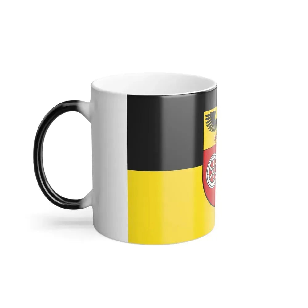 Flag of Mainz Bingen Germany - Color Changing Coffee Mug - Go Mug Yourself