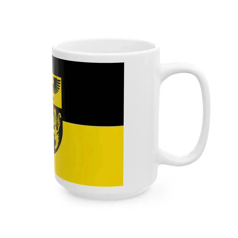 Flag of Mainz Bingen Germany - White Coffee Mug - Go Mug Yourself