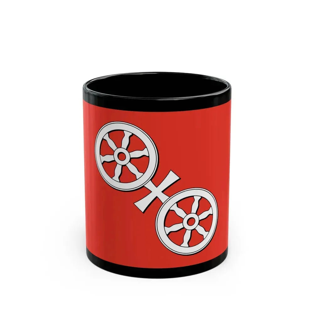 Flag of Mainz Germany - Black Coffee Mug 11oz - Go Mug Yourself