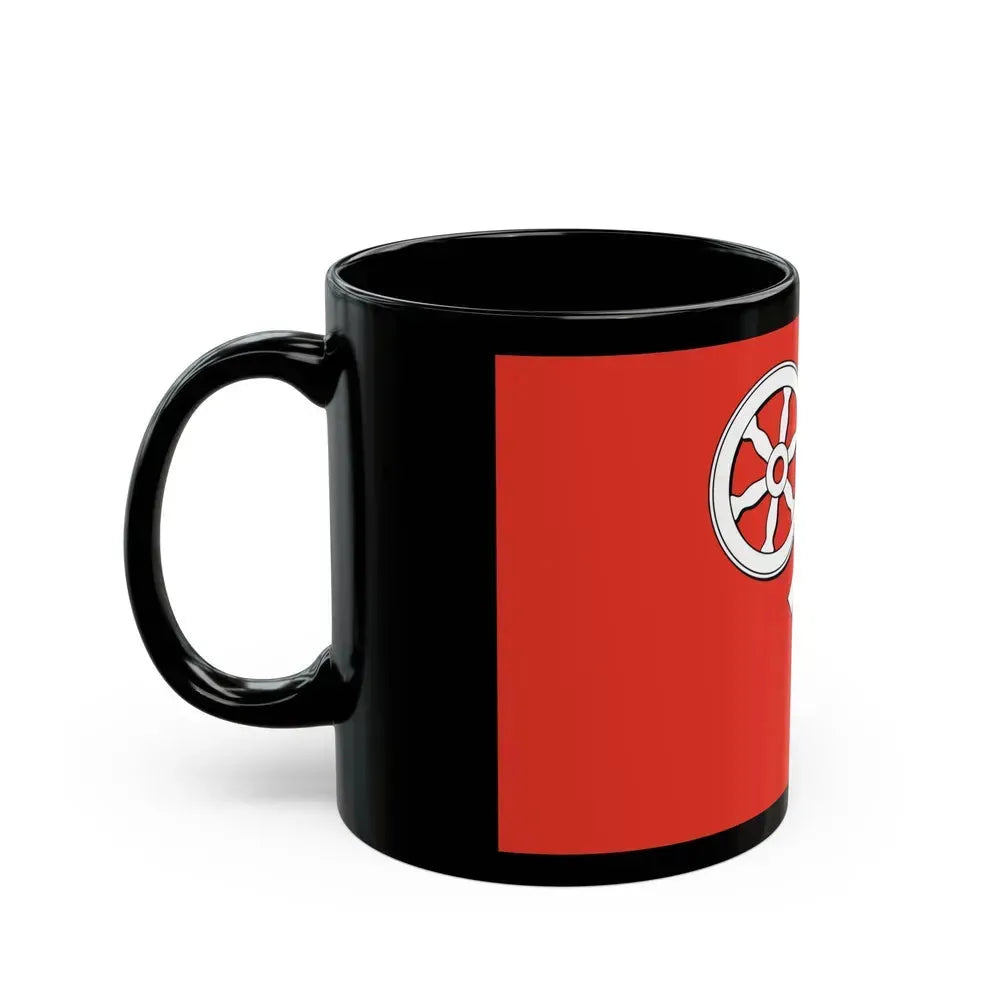 Flag of Mainz Germany - Black Coffee Mug - Go Mug Yourself