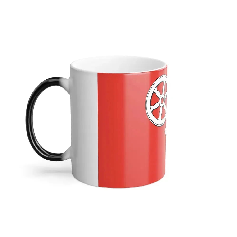 Flag of Mainz Germany - Color Changing Coffee Mug - Go Mug Yourself