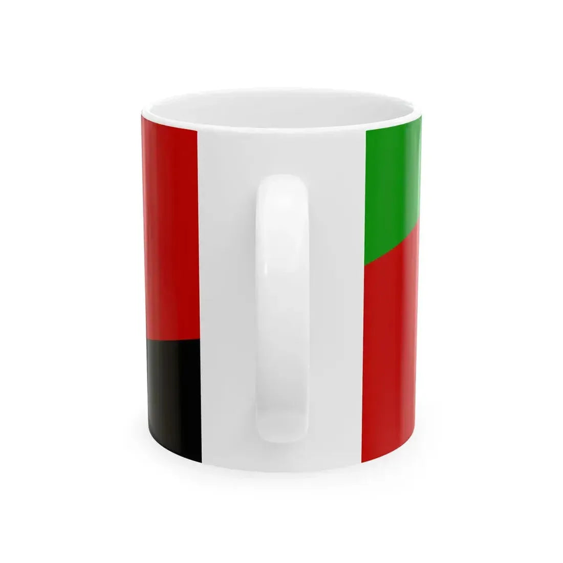 Flag of Makedonska Kamenica Municipality North Macedonia (North Macedonia) White Coffee Mug - Go Mug Yourself