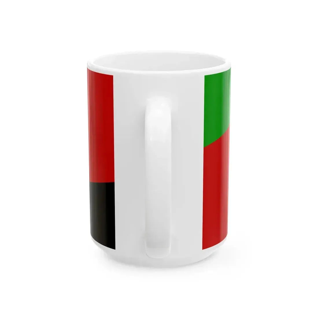 Flag of Makedonska Kamenica Municipality North Macedonia (North Macedonia) White Coffee Mug - Go Mug Yourself