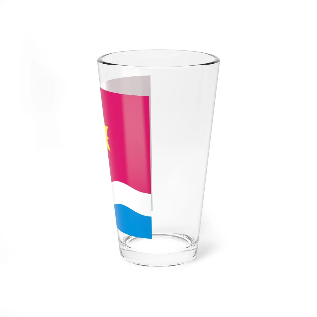Flag of Mala Vyska (Ukraine) Pint Glass 16oz - Go Mug Yourself