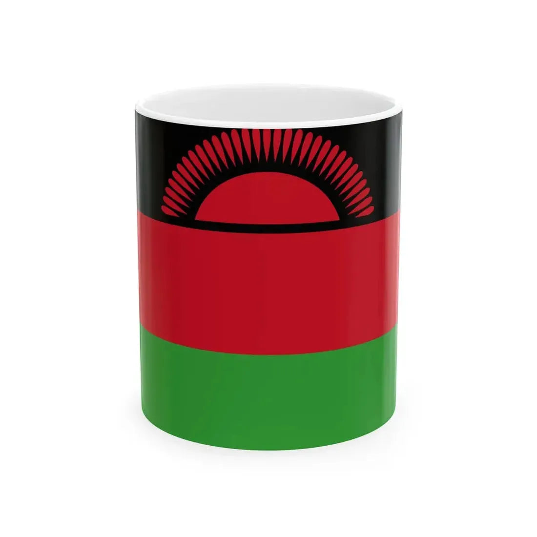Flag of Malawi 1964-2010 (Malawi) White Coffee Mug 11oz - Go Mug Yourself