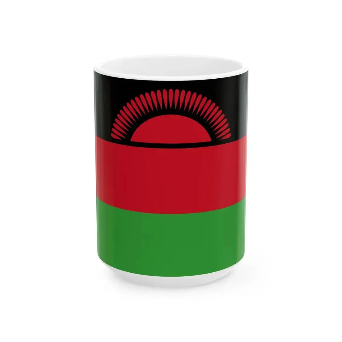 Flag of Malawi 1964-2010 (Malawi) White Coffee Mug 15oz - Go Mug Yourself