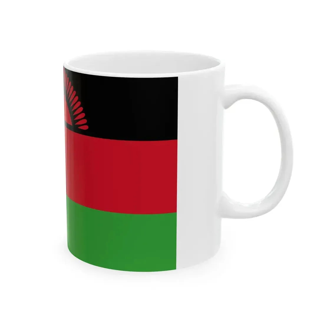 Flag of Malawi 1964-2010 (Malawi) White Coffee Mug - Go Mug Yourself