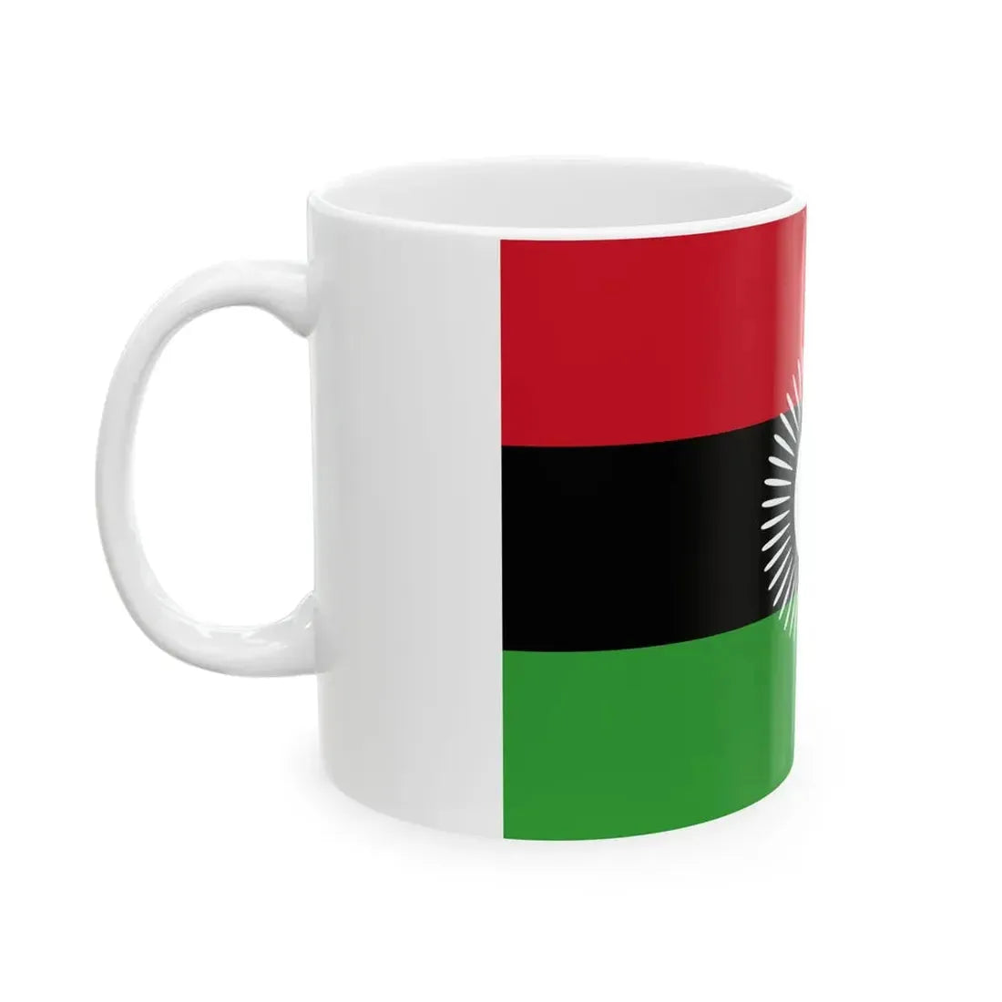 Flag of Malawi 2010-2012 (Malawi) White Coffee Mug - Go Mug Yourself