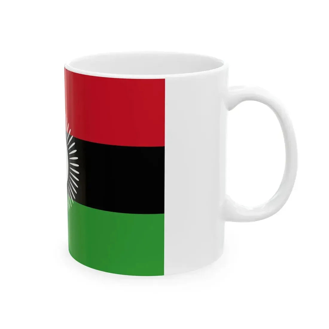 Flag of Malawi 2010-2012 (Malawi) White Coffee Mug - Go Mug Yourself