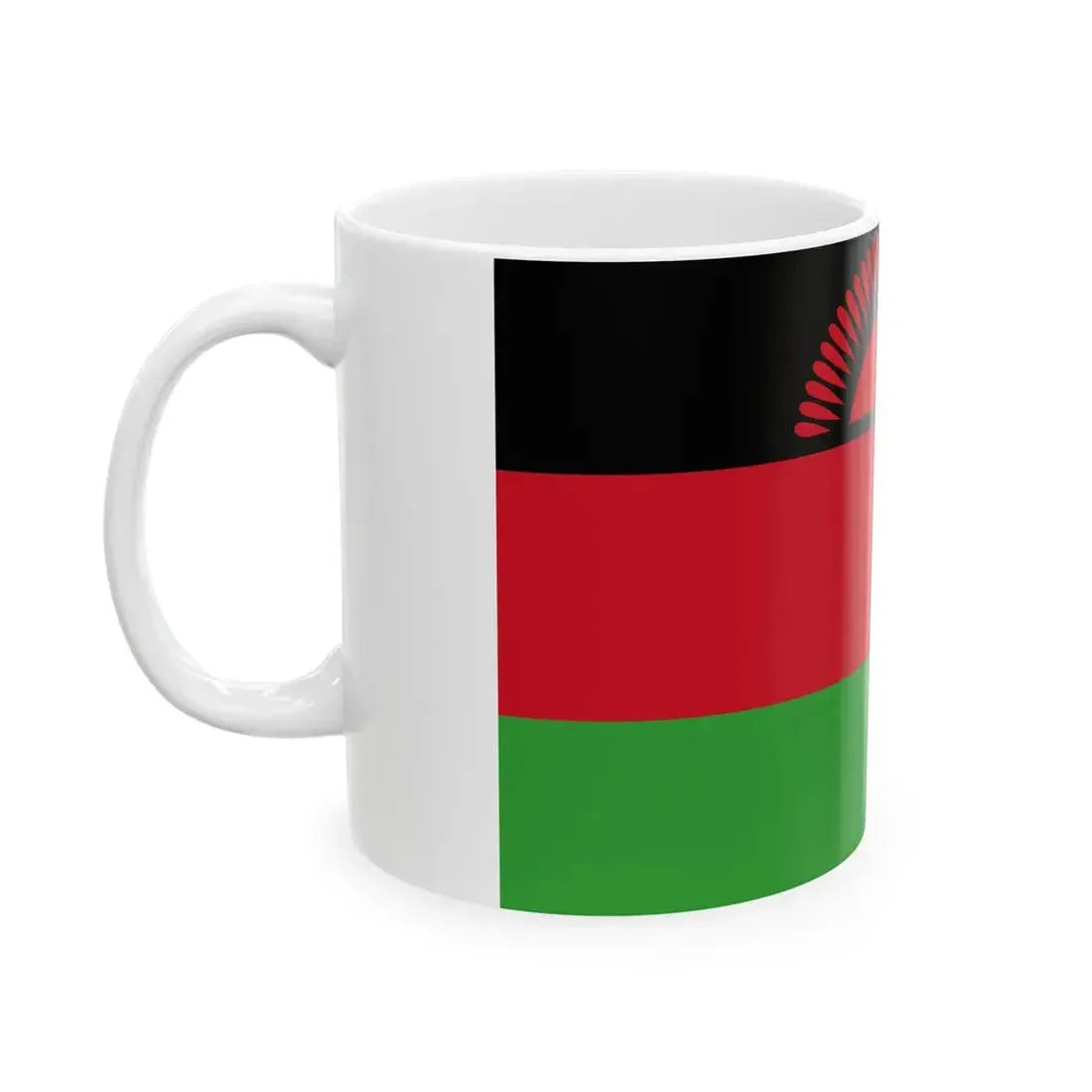 Flag of Malawi (Malawi) White Coffee Mug - Go Mug Yourself