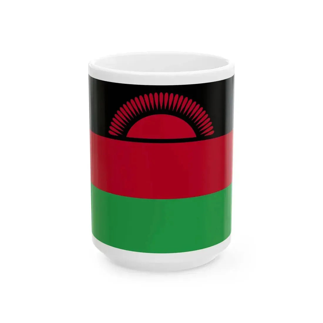 Flag of Malawi WFB 2004 (Malawi) White Coffee Mug 15oz - Go Mug Yourself