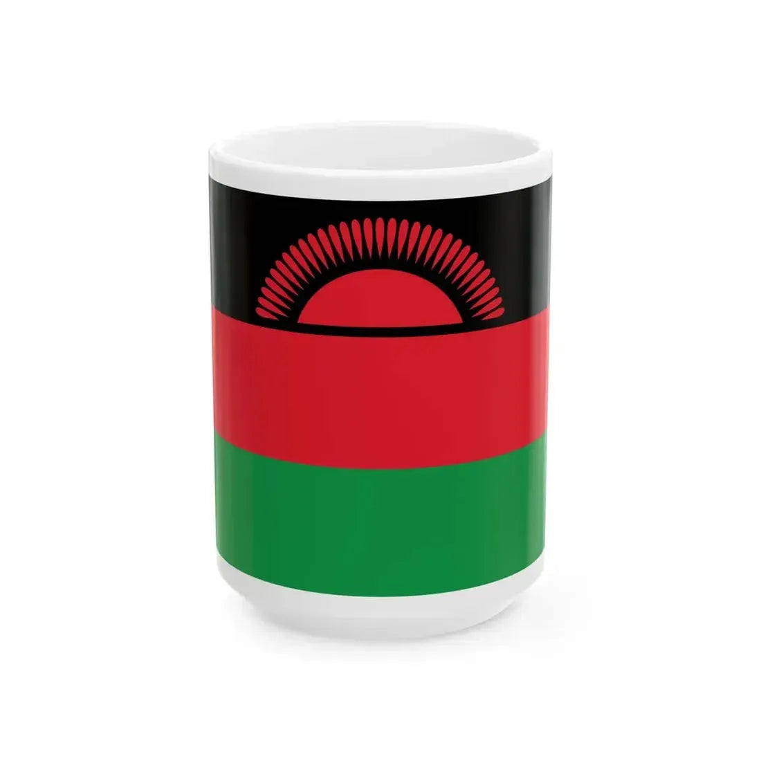 Flag of Malawi WFB 2009 (Malawi) White Coffee Mug 15oz - Go Mug Yourself