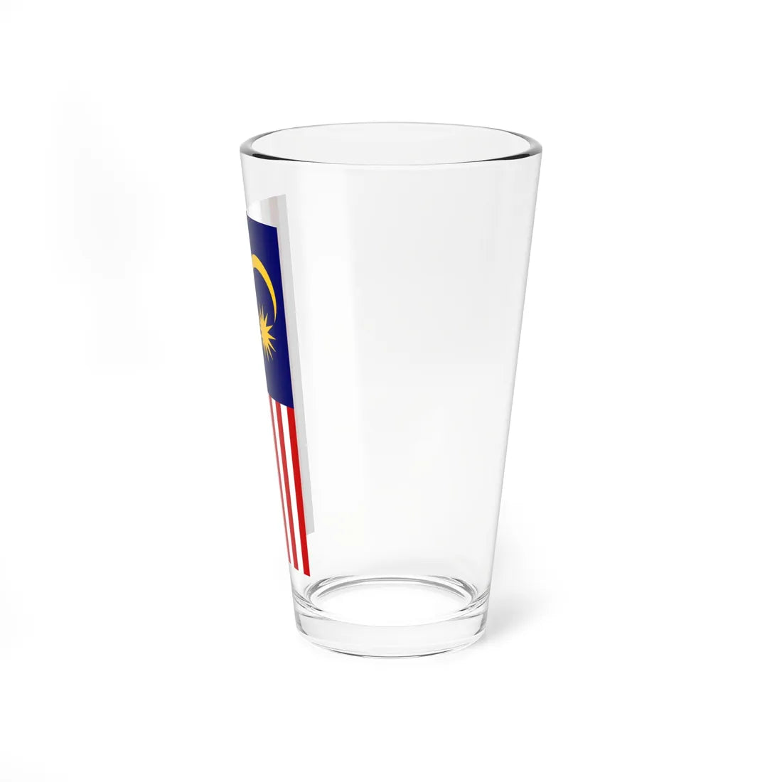 Flag of Malaysia vertical (Malaysia) Pint Glass 16oz - Go Mug Yourself