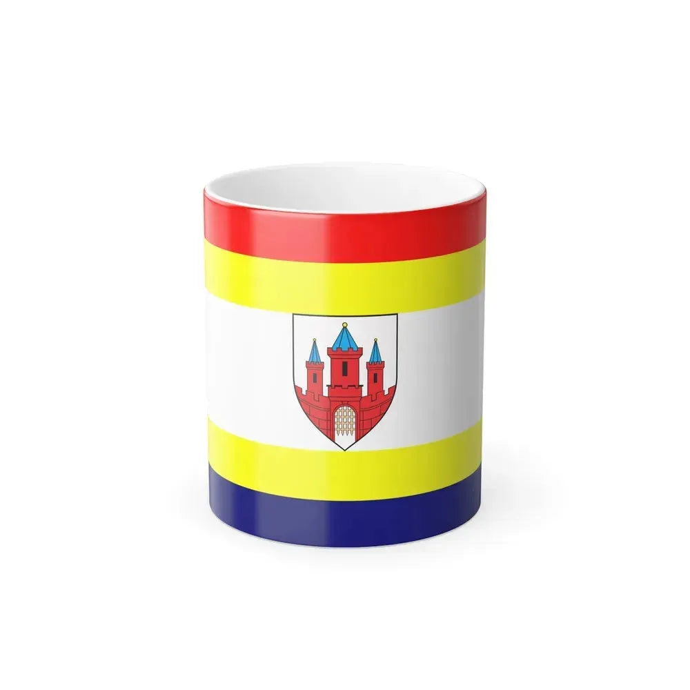 Flag of Malbork Poland - Color Changing Coffee Mug 11oz - Go Mug Yourself