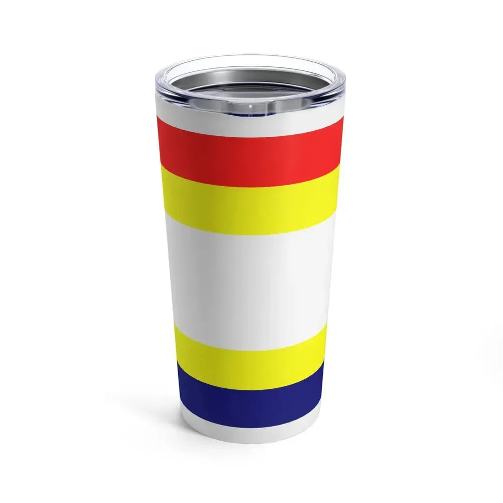 Flag of Malbork Poland - Tumbler 20oz - Go Mug Yourself