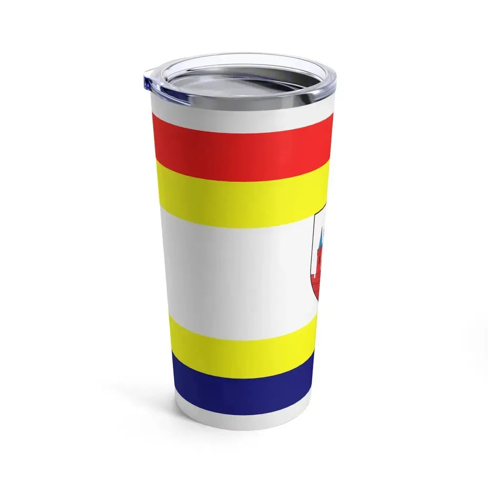 Flag of Malbork Poland - Tumbler 20oz - Go Mug Yourself