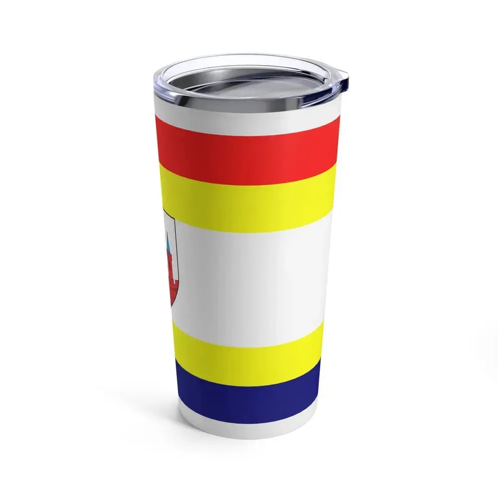 Flag of Malbork Poland - Tumbler 20oz - Go Mug Yourself