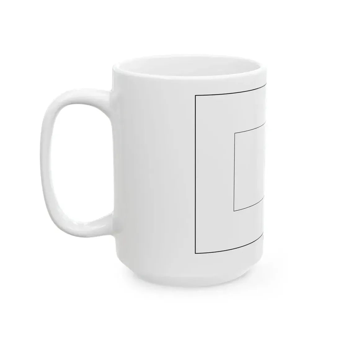 Flag of Maldives colouring page (Maldives) White Coffee Mug - Go Mug Yourself