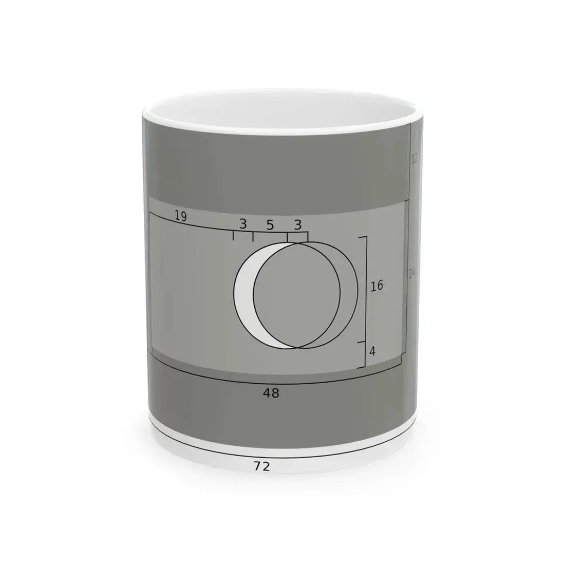 Flag of Maldives construction sheet (Maldives) White Coffee Mug 11oz - Go Mug Yourself