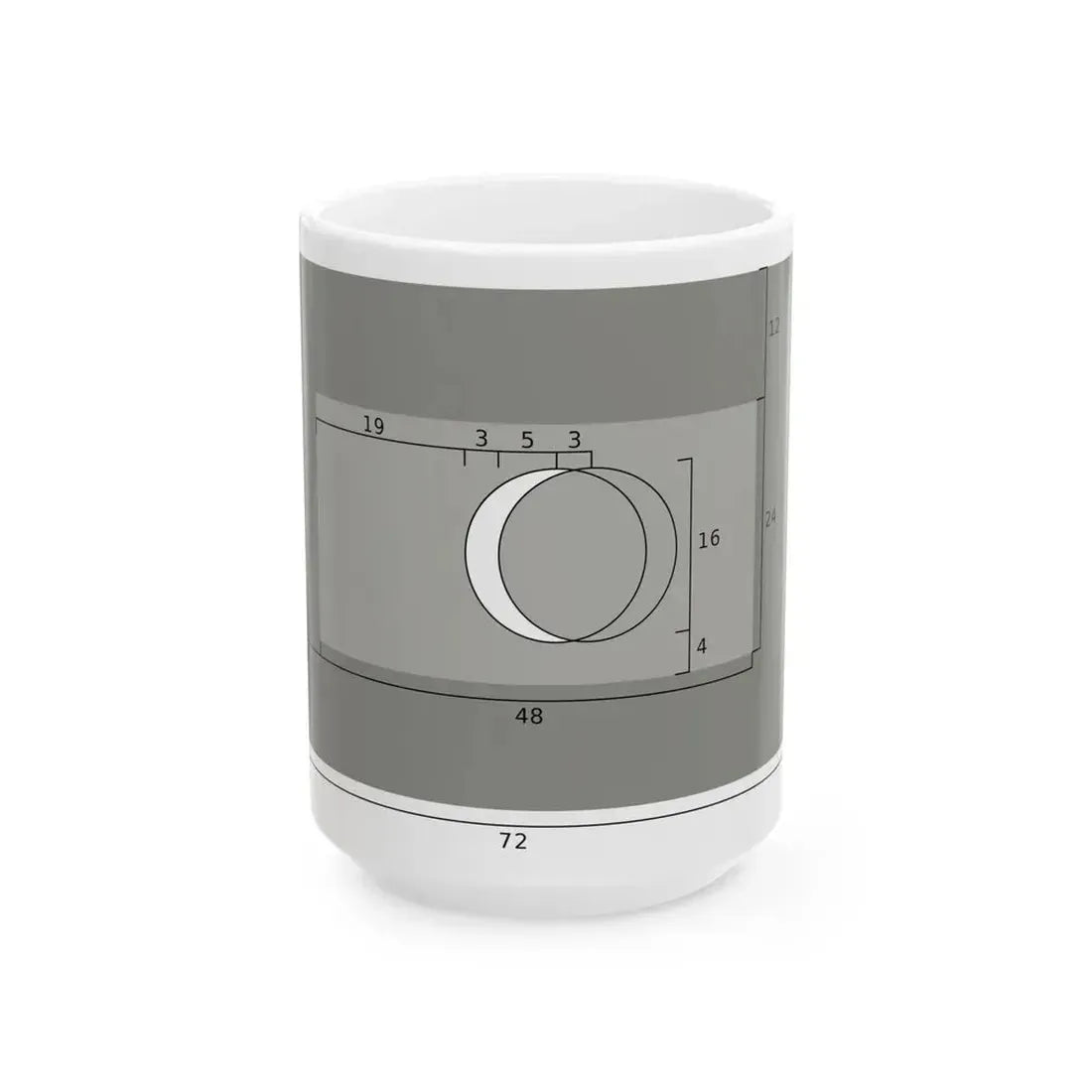 Flag of Maldives construction sheet (Maldives) White Coffee Mug 15oz - Go Mug Yourself