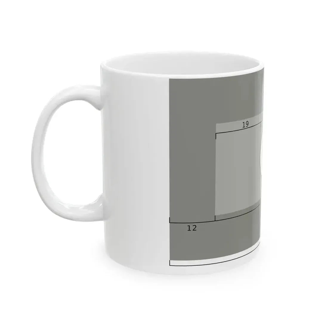 Flag of Maldives construction sheet (Maldives) White Coffee Mug - Go Mug Yourself