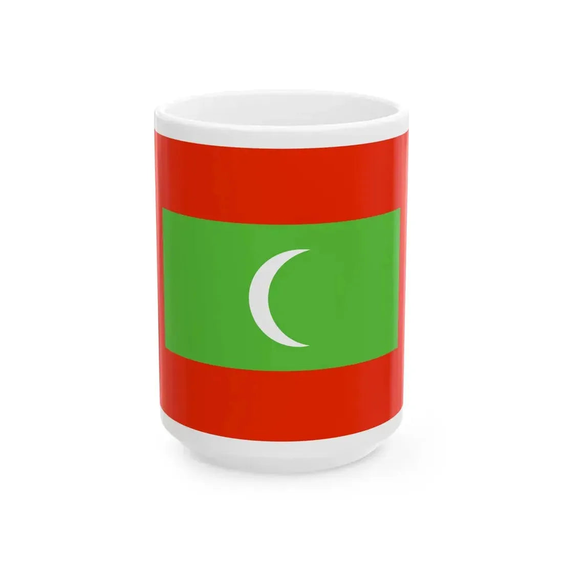 Flag of Maldives WFB 2000 (Maldives) White Coffee Mug 15oz - Go Mug Yourself
